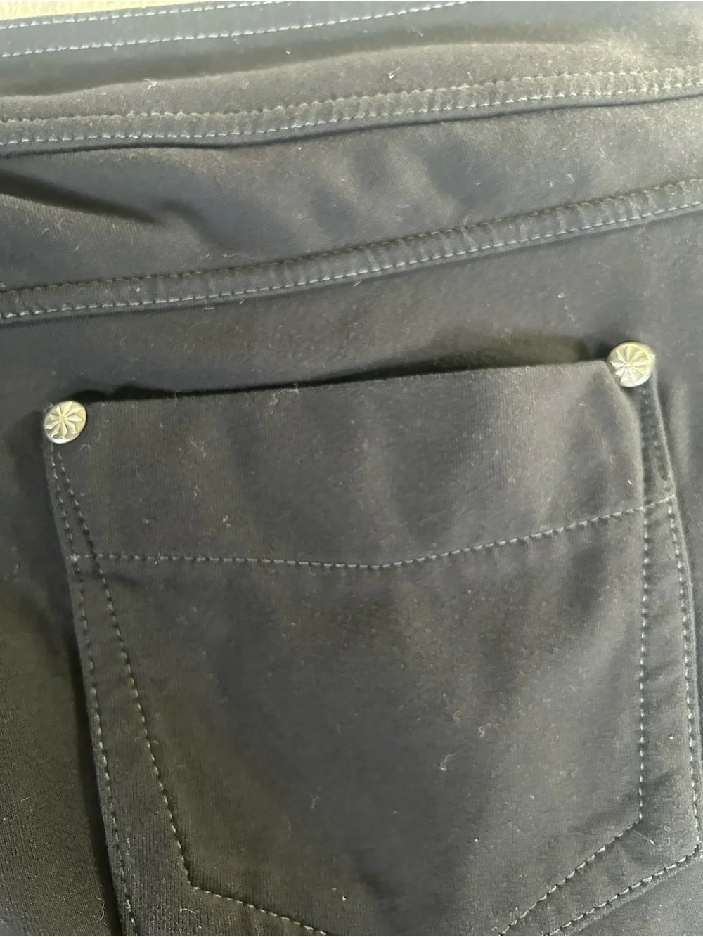 Athleta Black low rise straight leg flared Active Pants - Picture 11 of 12
